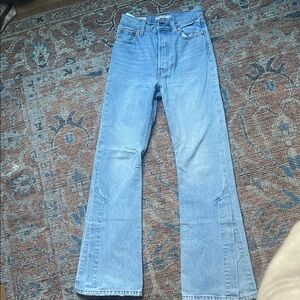 Levi's Light Blue Flare Jeans